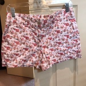 Loft floral riviera shorts